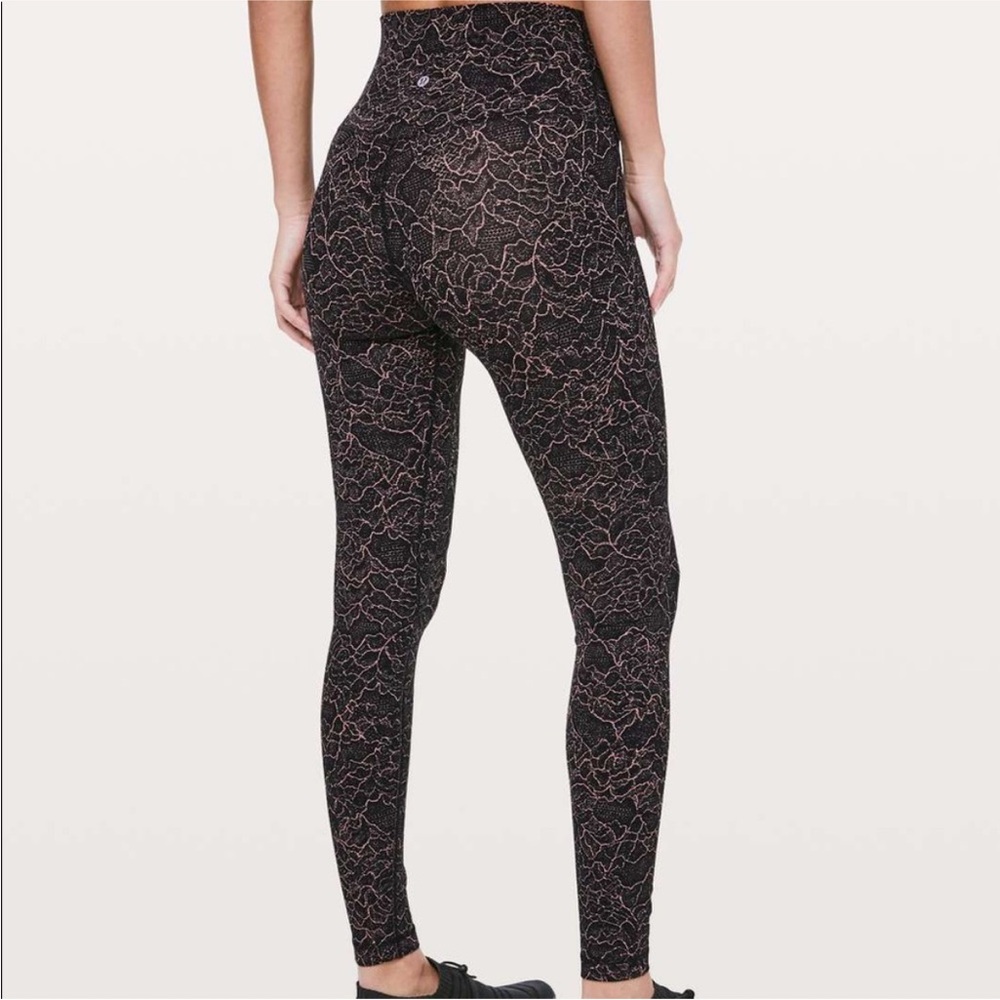 Lululemon Align Full Length Spanish Rose Print 28”